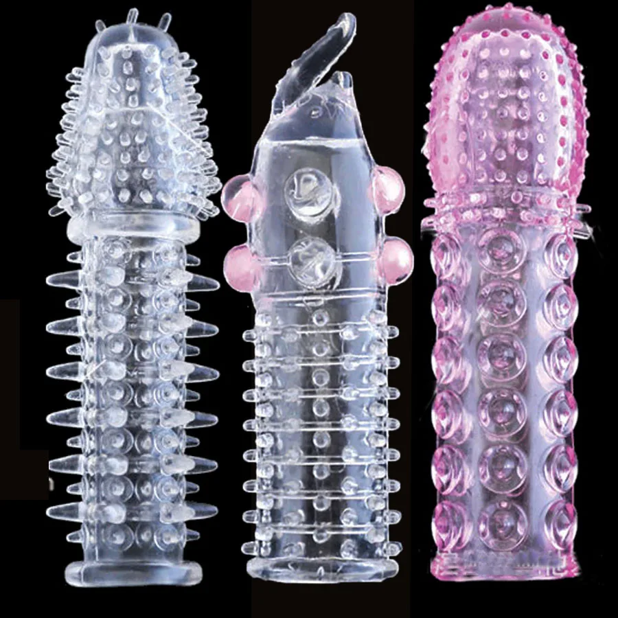 HC034 Penis Extension Delay Reusable Condom (24)