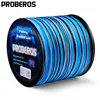 PROBERO 4&8 Braids Fishing Line 300-500-1000M Multifilament Weaves Line 10LB-100LB Wired PE Line for Bass Pike Fishing Tackle 1