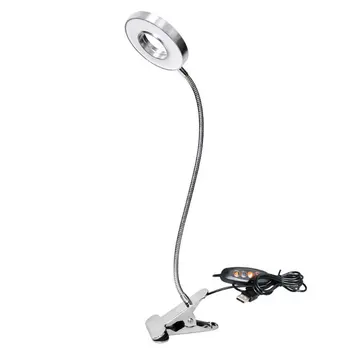 

Desk Top Beauty Nail Salon Tattoo Lamp Hot Cold Clip USB Eyelash Extension Light Tattoo Nail Art Beauty Salon Tools