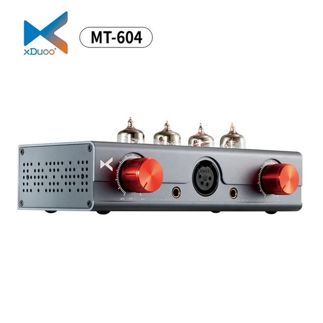 XDUOO MT-604 Balanced Tube Headphone Amplifier 6J1 Pre amp XLR/4.4MM Balanced Input/Output Tube+Transistor MT604 Hybrid Amp 1