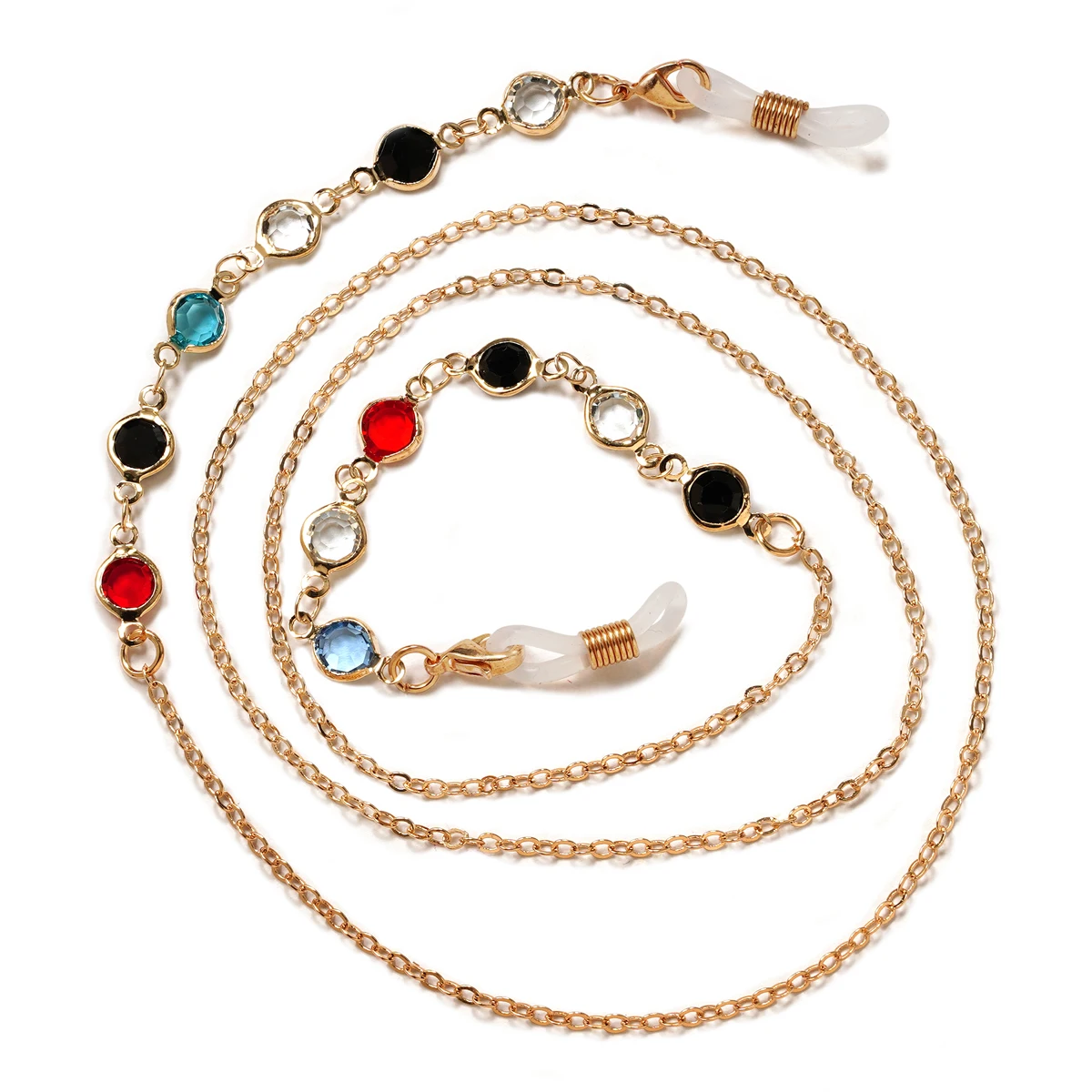 Sunglasses Masking Chains For Women Acrylic Pearl Crystal Eyeglasses Chains Glass Lanyard  2021 New Fashion Jewelry Wholesale 5