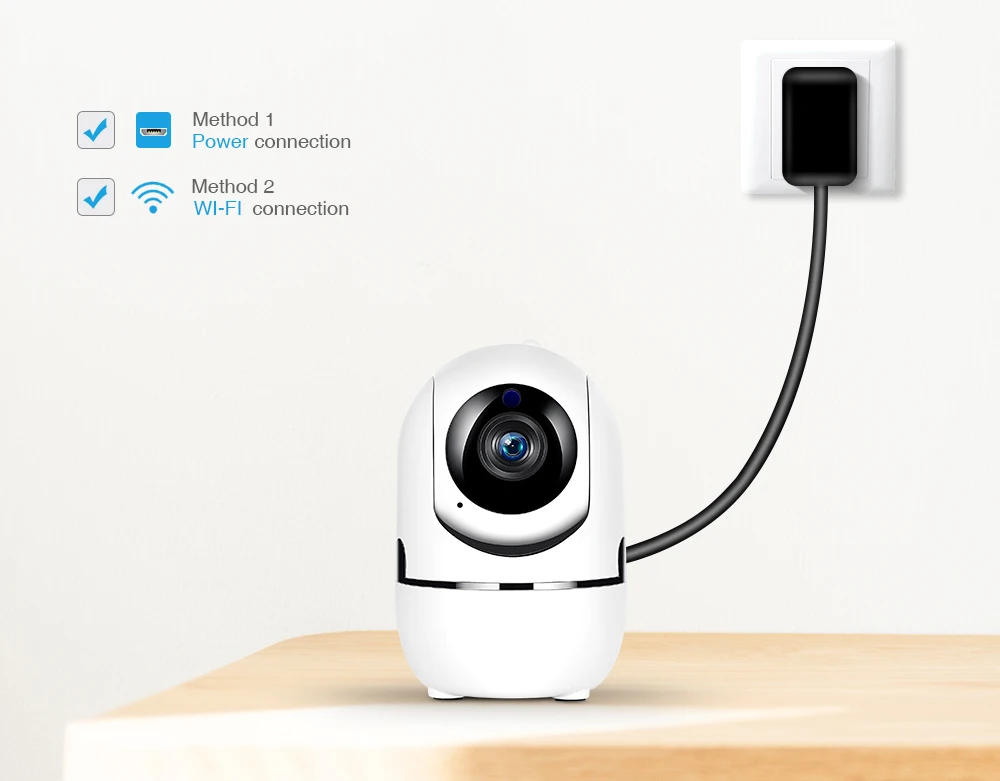 Wi-Fi IP камера Alexa Google камера с поворотным зумом 1080P HD автоматическое отслеживание Домашняя безопасность Уход за ребенком CCTV камера наблюдения