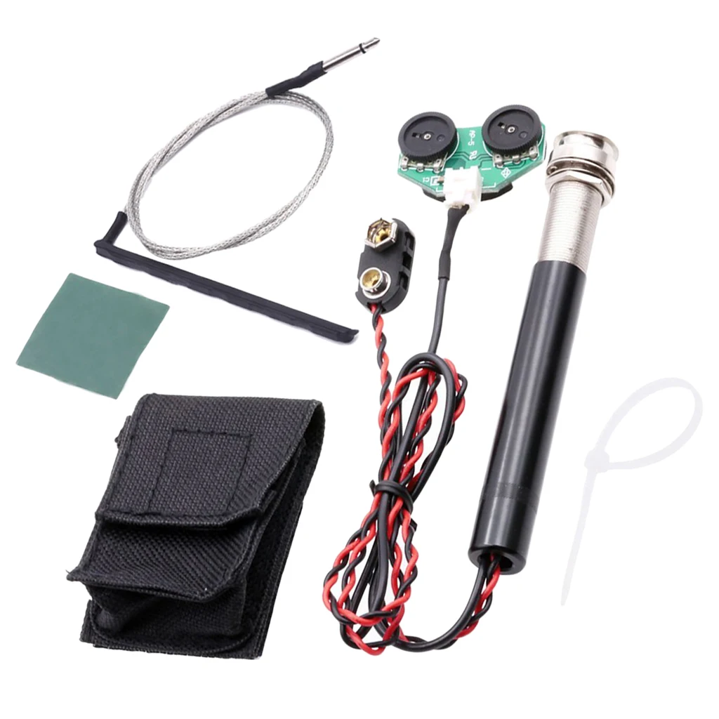 Набор Preamp Piezo Pickup Kit с регулировкой громкости и тона запчасти для акустической