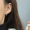 Minimalist O Shaped Stud Earrings Charm Women  Vintage Geometric Ellipse Handmade Earrings Party Accessories Jewelry Gift ► Photo 3/5