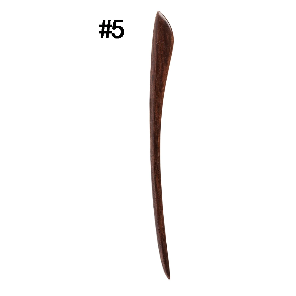 1 шт. в китайском ретро-стиле персиковая деревянная резная шпилька ручной работы выдолбленная шпилька для волос Инструменты для укладки волос аксессуары для волос - Цвет: 05