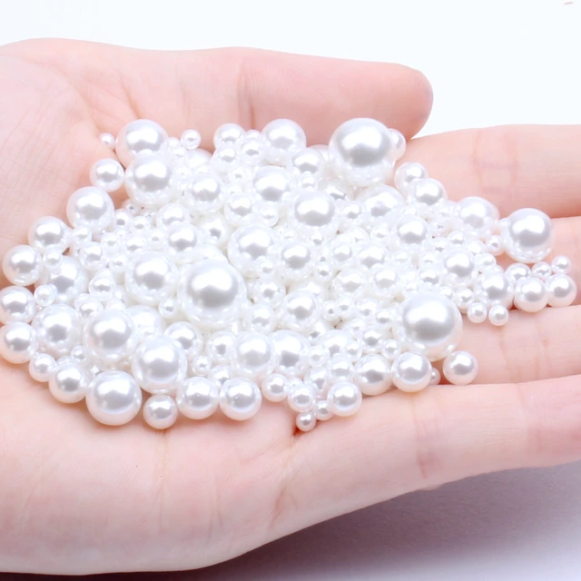 Micui Drop Pearl Beads ABS Half Pearls Flatback Scrapbooking Bead For  Jewelry Making Resin Scrapbook Beads DIY Decorate MC212