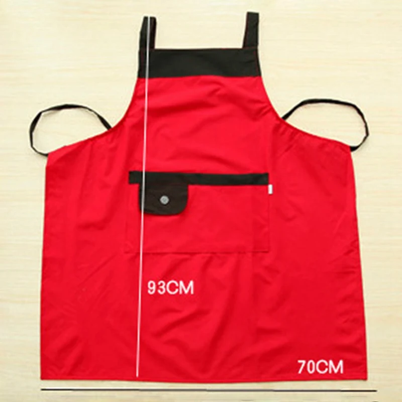 Adjustable Women Kitchen Apron For Cooking Baking Barista Apron Pink Waitressing Aprons Ladys Thicken Restaurant Apron