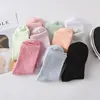 10 pieces = 5 pairs Cotton Autumn Warm Solid Knitting Long Cheap Socks for Women Winter Fall Girl Ladies Festival Student Gifts ► Photo 3/6