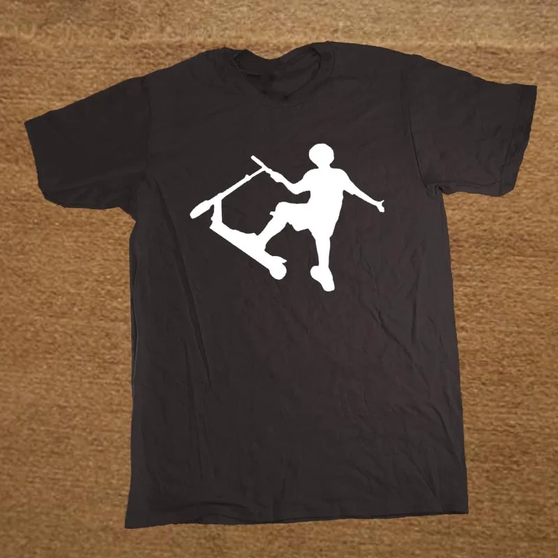 Мужские футболки хлопковые топы для трюков скутеров женская футболка с коротким