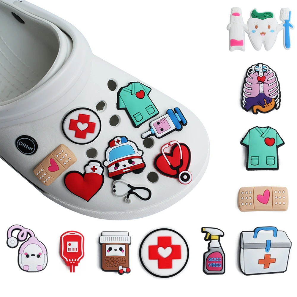 Pvc Medical Supplies Pvc Shoe Buckle Pvc Shoe Charms Pvc