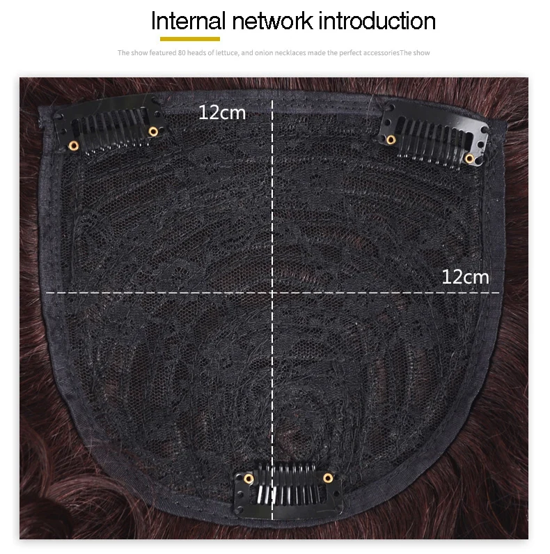 Billige MUMUPI Natürliche Topper Haarteil Top Haar Stück Frauen Lockige Mais Bart Haar Ersatz Clip Verschluss Haar Extensions