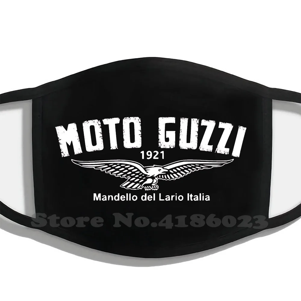 Moto Guzzi винтажный логотип Italia 1921 мотоциклетная модная забавная маска демоel жизнь