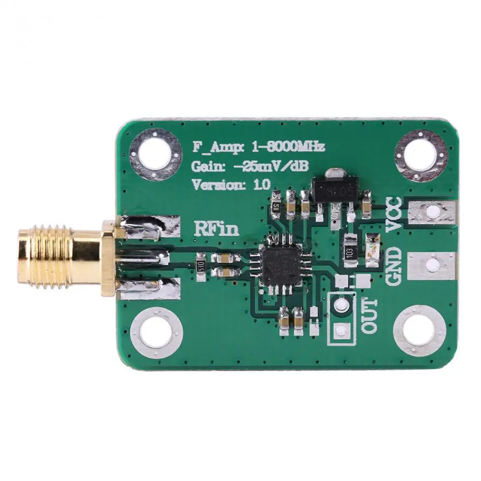 

Logarithmic Detector 1-8000MHz AD8318 RF Logarithmic Detector 70dB RSSI Measurement Power Meter