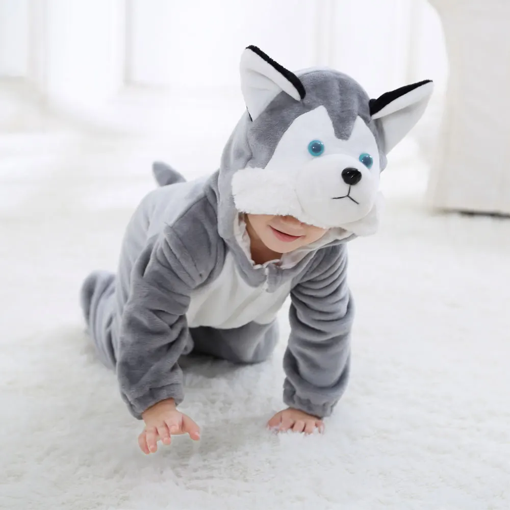 Umorden Baby Husky Dog Costume Kigurumi Cartoon Animal