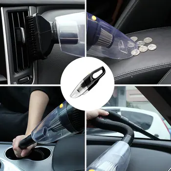 

5000PA Strong Suction Power Car Vacuum Cleaner Filter DC 12Volt 120W USB Charging Dual Battery with Night lighting