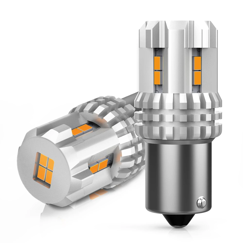 

2pcs P21W LED 1156 BA15S 7506 5630 5730 LED Bulbs Rear Reversing Tail Light Bulb For Skoda Fabia Yeti Praktik Octavia A5 A7 2 1
