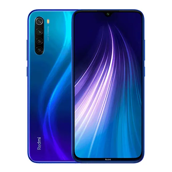 Xiaomi Redmi Note 8 с глобальной прошивкой, 4 ГБ, 64 ГБ, восьмиядерный смартфон Snapdragon 665, 6,3 дюйма, 48мп, четырехъярусная камера заднего вида, поддерживает зарядное устройство 18 Вт - Цвет: Note 8 Blue