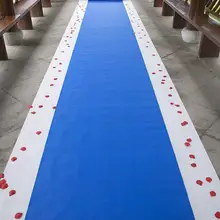 Проход бегунов Свадебные аксессуары проход ковровая дорожка коврики для шаг и повторить Дисплей церемонии стороны проход Runner коврик