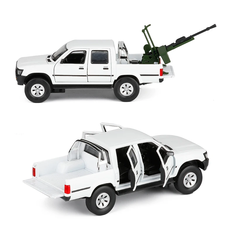 1:32 Toyota Hilux Pickup Truck Model Car Alloy Diecast Gift Toy Vehicle Green