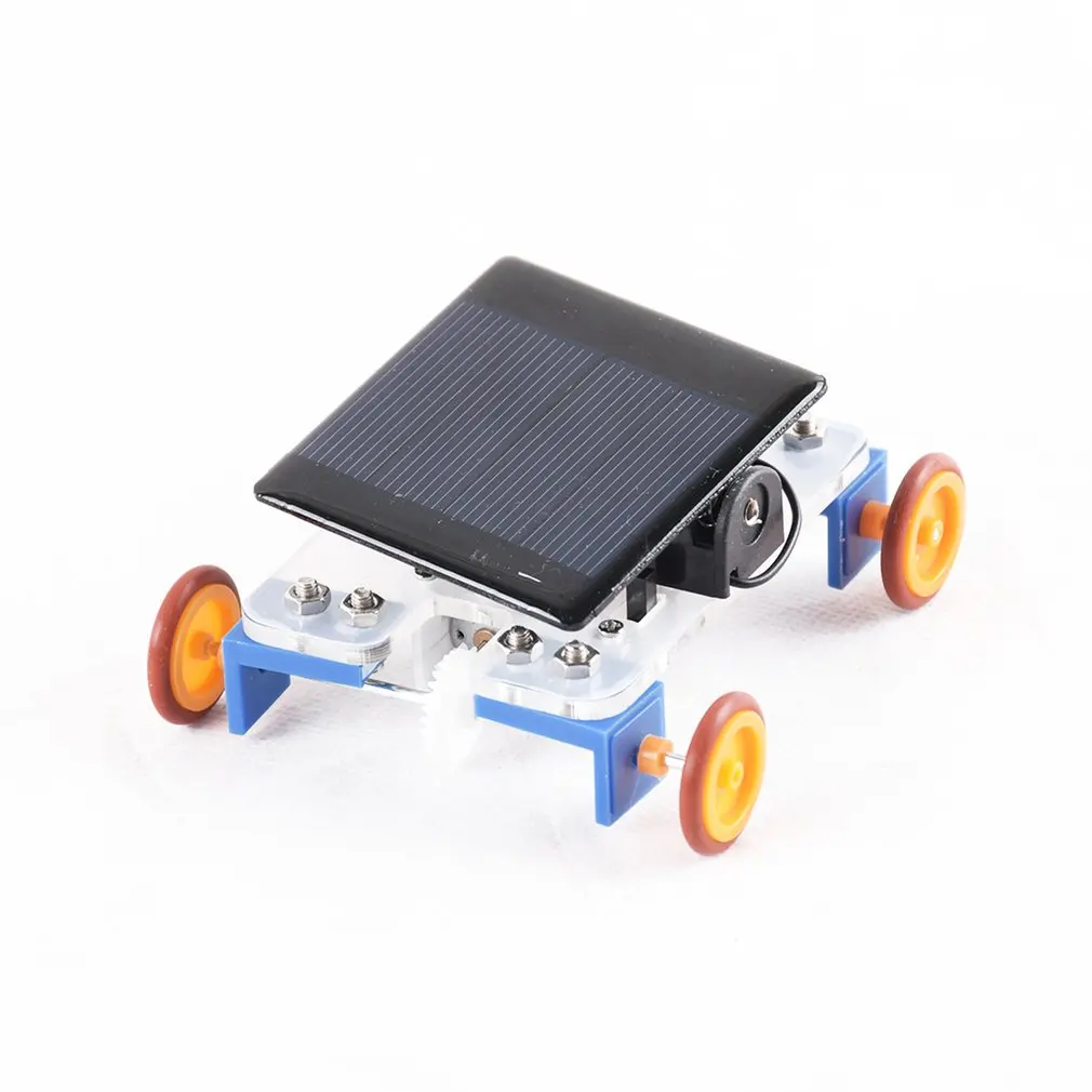 Детская игрушка пластиковая Diy ручной работы Солнечный Электрический автомобиль сборный автомобиль гибридный автомобиль 6
