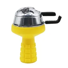 1 Набор дизайн противоскользящая чаша для кальяна с семью отверстиями+ двойная ручка держатель для головки кальяна с угольным углем для аксессуары для курения кальяна