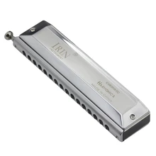 IRin 16 отверстий 64 тон губная гармоника Хроматическая губная арфа гаита губная гармоника деревянные духовые инструменты с Чехол