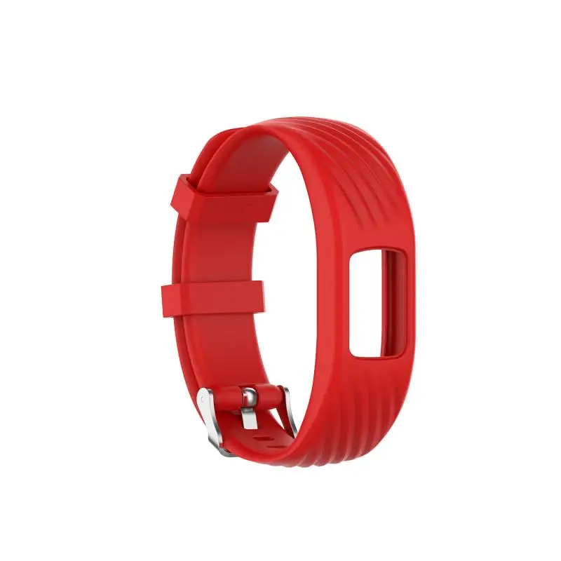 03 red Стиль спортивный браслет для Garmin Vivofit 4 ромбовидный ремешок силиконовый сменный ремешок для часов S L Аксессуары для умных часов - Цвет: 03 red
