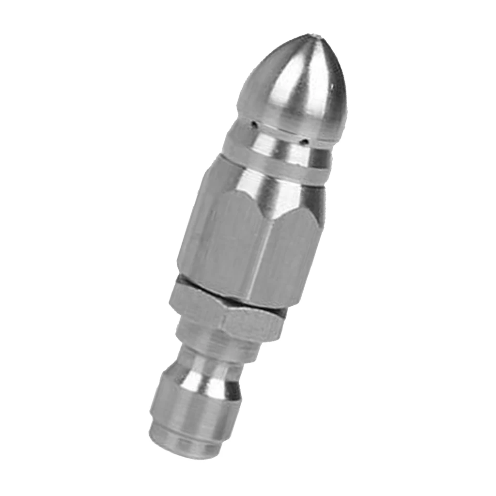 Stainless steel rotating pipe cleaning nozzle 1/4 inch for high pressure cleaner, 4000PSI