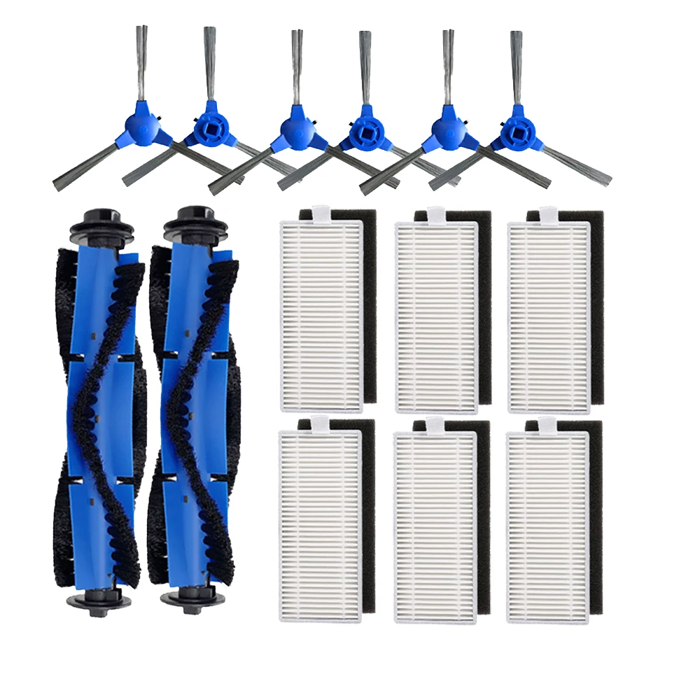 

Сменные детали для робота-пылесоса Eufy RoboVac 11S Plus 15C 25C 30C 35C 12 15T, роликовая боковая щетка, основной HEPA фильтр