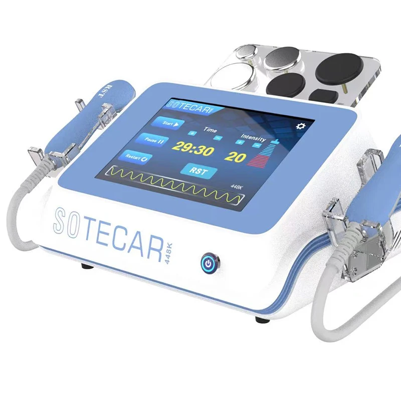 Fisioterapia Diathermy Indiba Tecar 448Khz Macchina Per Massaggio Antidolorifico Dimagrante Viso