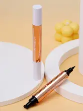  Lightweight  Safe Eyeliner Stamp Liquid Fast Drying Eyeliner Pen Mini Eyeliner Pen Gentle Texture   for Cosmetic 
