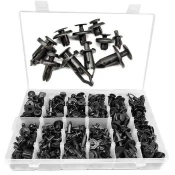 

Push Pin Fastener Clips Fender Interior 280pcs Car Plastic Rivets Nylon
