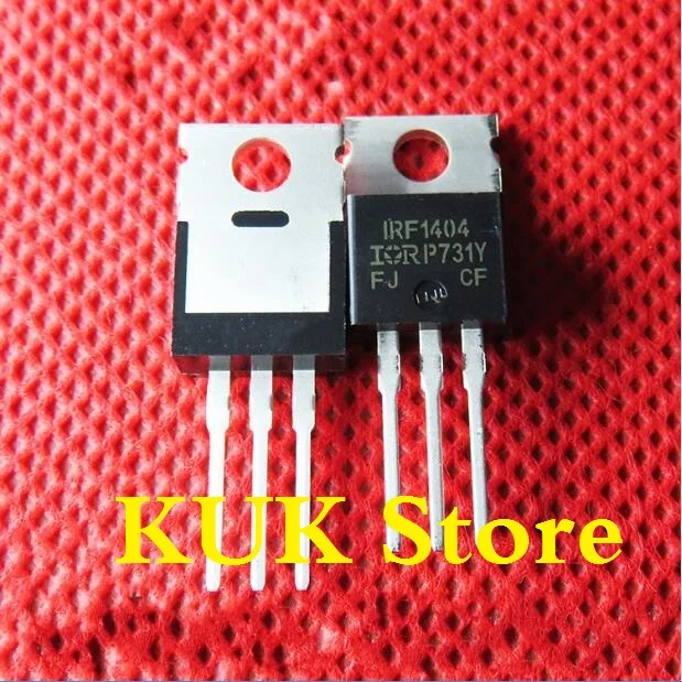 

Real 100% Original NEW IRF1404 F1404 IRF1404PBF MOSFET 40V 202A TO-220 50PCS/LOT