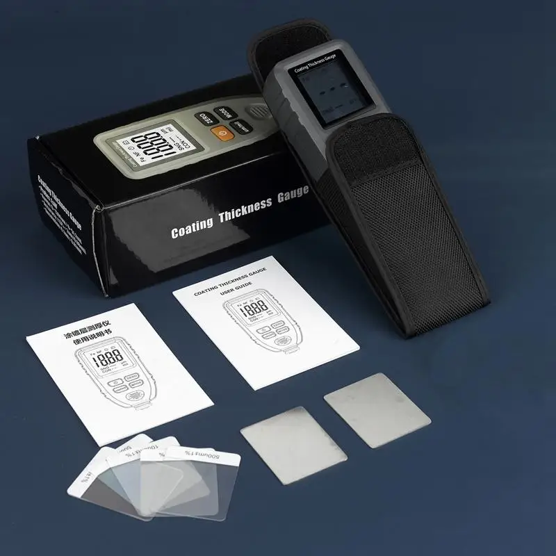 Promotion-Handheld Coating Thickness Gauge 0-1300um Paint Film Painting Metal Surface Thickness Tester Width Measuring Tool
