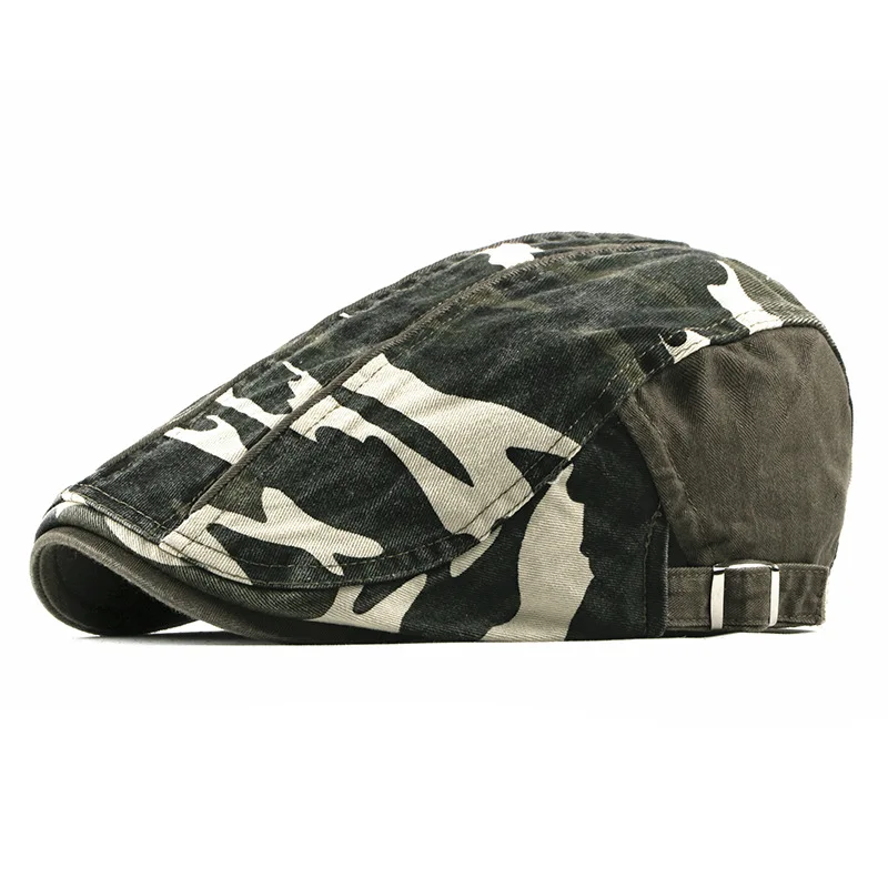Beret Hat Newsboy Cap Newsboy Hat Spring Summer Newsboy Caps Men Camouflage Cotton Flat Peaked Cap Women Painter Beret Hats 20