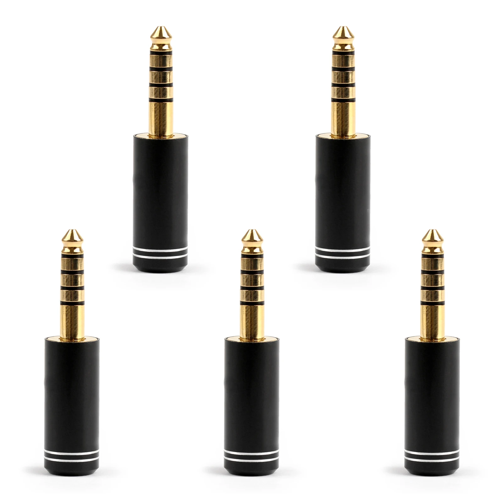 Artudatech 5 Pcs 4 4mm 5Pole Headphone Plug Audio Adapter For Sony NW WM1Z NW WM1A Player Black Connector Parts