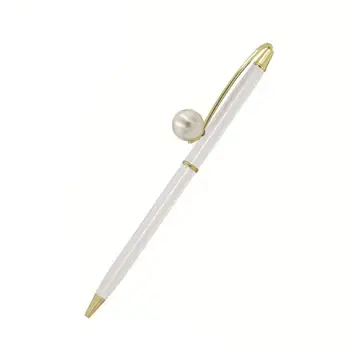 

Ballpoint Pen Pearl Pens Kawaii Colorful Pearl Metal Ball Pens Novel Stationary Set For School Office Students Of Gift Stationer