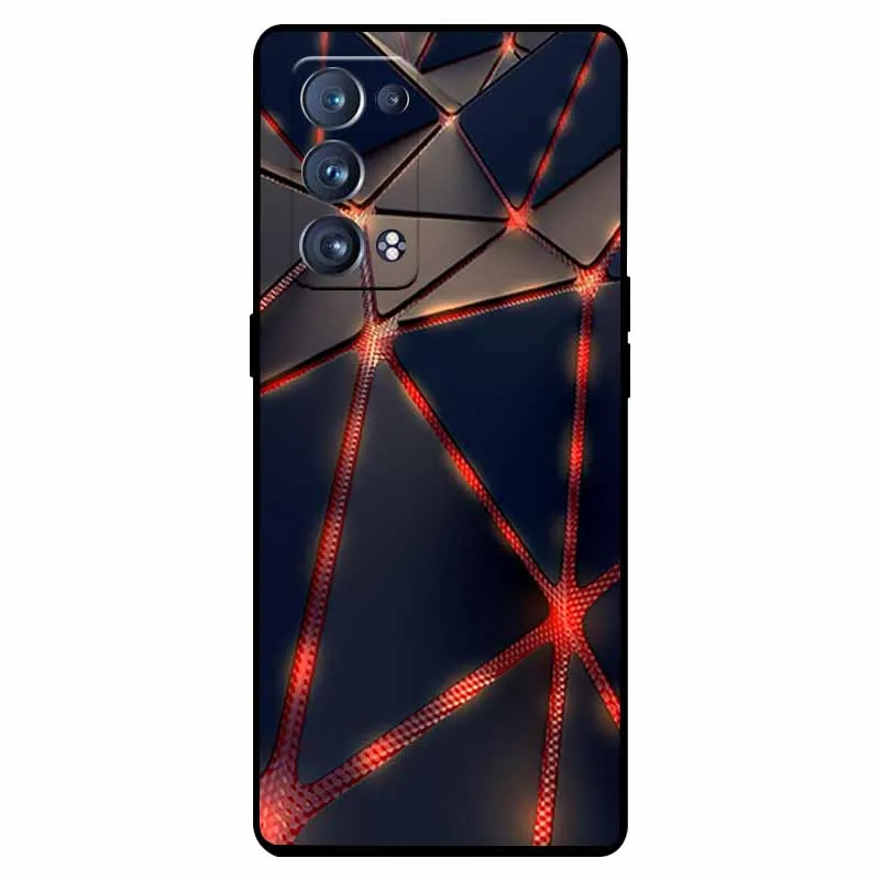 Shockproof Soft Silicone TPU Back Cover for Oppo Reno 6 Pro 5G - Cute and Durable