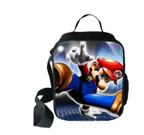 Сумка-холодильник Super Mario Bros Sonic ДЛЯ ланча с героями мультфильмов для девочек, портативная Термосумка для пикника, сумки для школы, для детей, для мальчиков, Ланч-бокс, сумка - Цвет: picture color