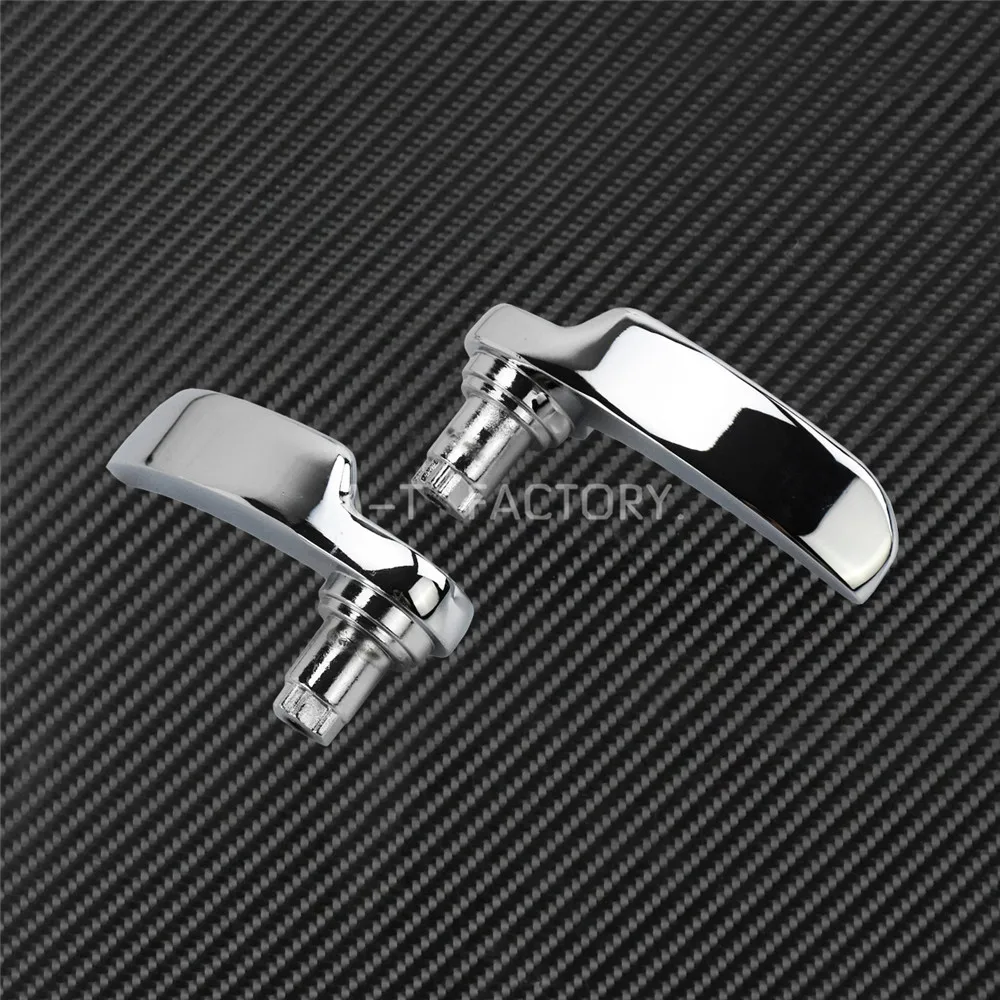 Мотоциклетный хромированный для седельной сумки с крышкой для Harley Touring- Electra Glide Utltra Classic Low Street Glide Road King FLHX