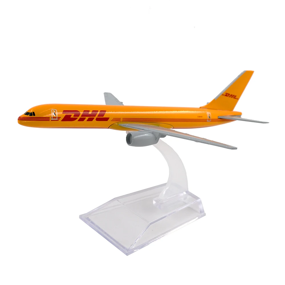 1/400 Scale Aircraft B757 DHL Cargo 16cm Alloy Plane Boeing 757
