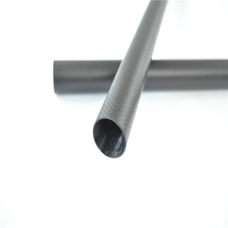 2 шт. трубка из углеродного волокна 3k OD 5 мм 6 7 8 9 10 x 500 мм|carbon fiber tube|carbon tube6mm carbon tube |