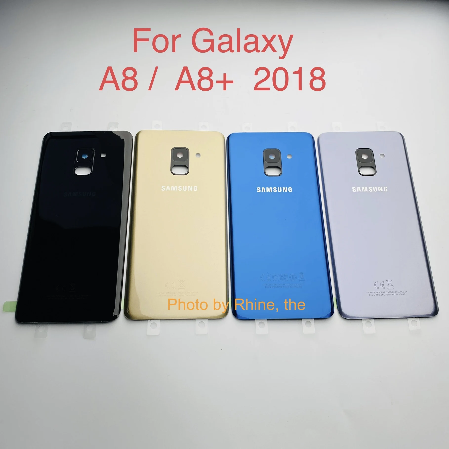 Крышка аккумулятора SAMSUNG Galaxy A8 A530 A530F Plus A730 задняя стеклянная | Мобильные телефоны
