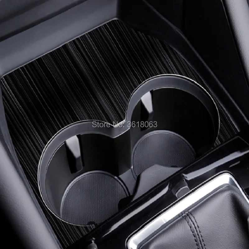Для Mazda 3 2019 2020 нержавеющая сталь передний ряд крышка стакана воды коробка передач