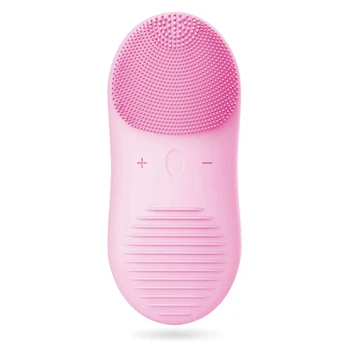 

Mini Silicone Sonic Facial Cleansing Brush Face Scrubber Brush & Massager, Exfoliating Brush for All Skin Type