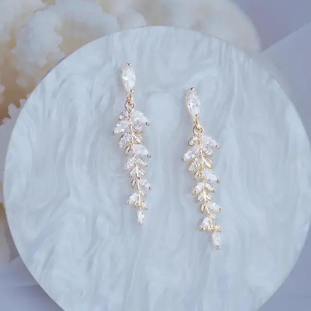 leaf earring-B