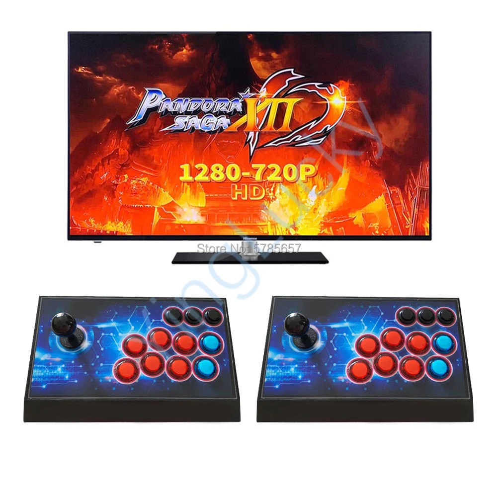 Игровая консоль Pandora серии XII box 3188 в 1 для аркадных игр 2 игрока джойстик с нулевой