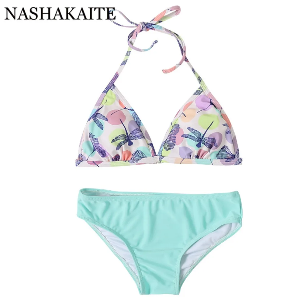 NASHAKAITE одежда для купания для мамы и дочки; Новинка; комплект бикини с оборками и принтом стрекозы; купальник на бретельках для мамы и дочки; Семейные купальники