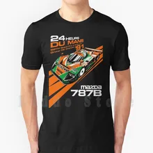  Mazda 787B T Shirt Diy Big Size 100% Cotton Mazda 787 24 Hours Of Le Mans Car Japan Car 