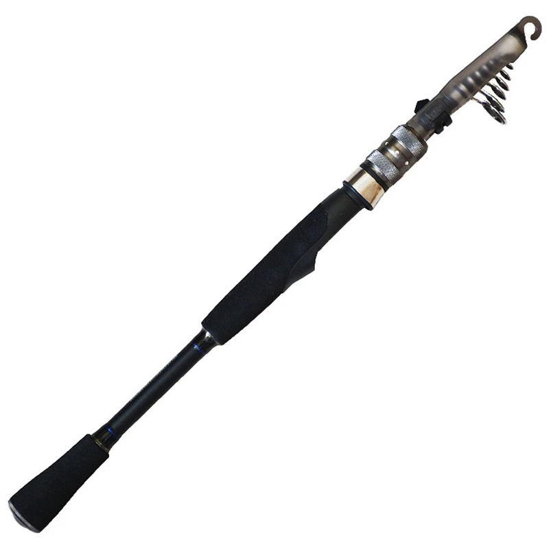 

Portable Retractable Fishing Rod Portable Vibrating Retractable Road Aachen Carbon Straight Handle Short Section Universal Road